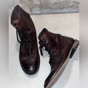 DISCOUNTED - Steve Madden Leather Chelsea Boots Hightop - Men’s Size 10 - Brown.